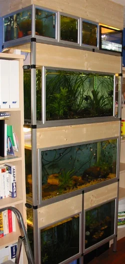 Tank rack, total contents: 515 liter
