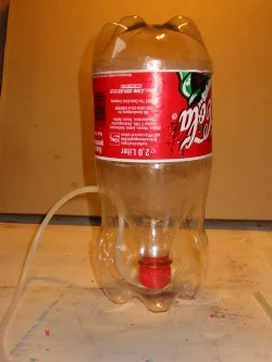 The fully assembled hatching station ready for use.