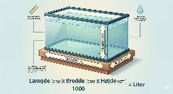 Calculate aquarium volume using this rule.