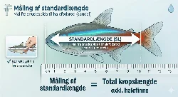 How to measure fish length (Standard Length).